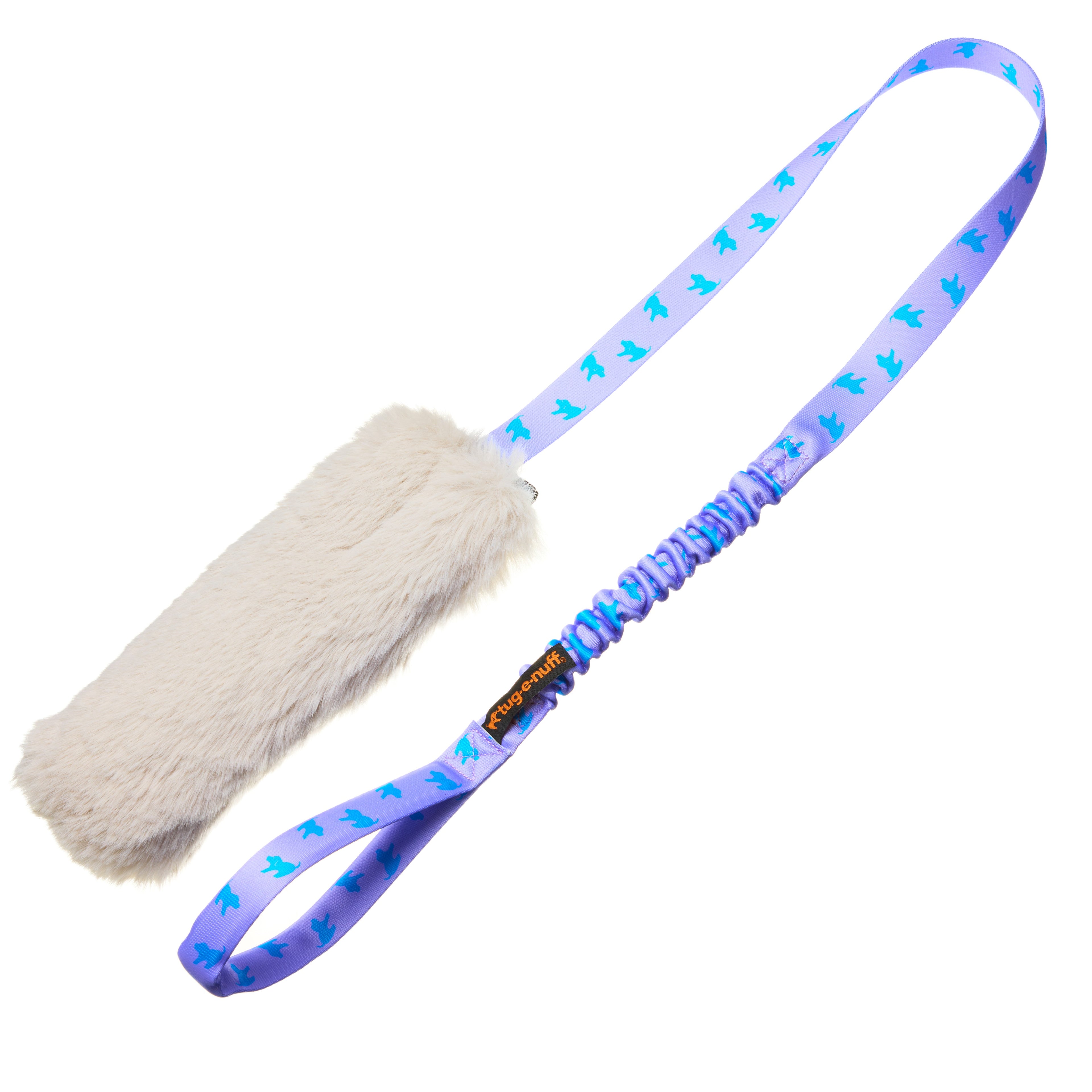 Faux Fur Squeaky Bungee Chaser