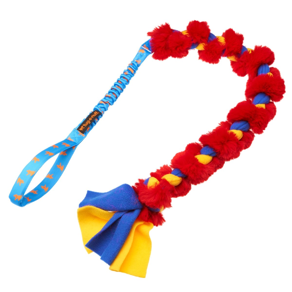The Big Twizzler | Strong Fleece Dog Toys | Tug-E-Nuff