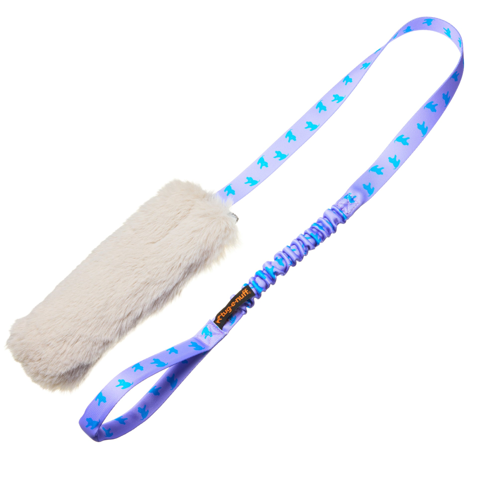 Faux Fur Squeaky Bungee Chaser