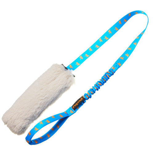 Faux Fur Squeaky Bungee Chaser