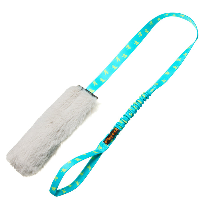 Faux Fur Squeaky Bungee Chaser