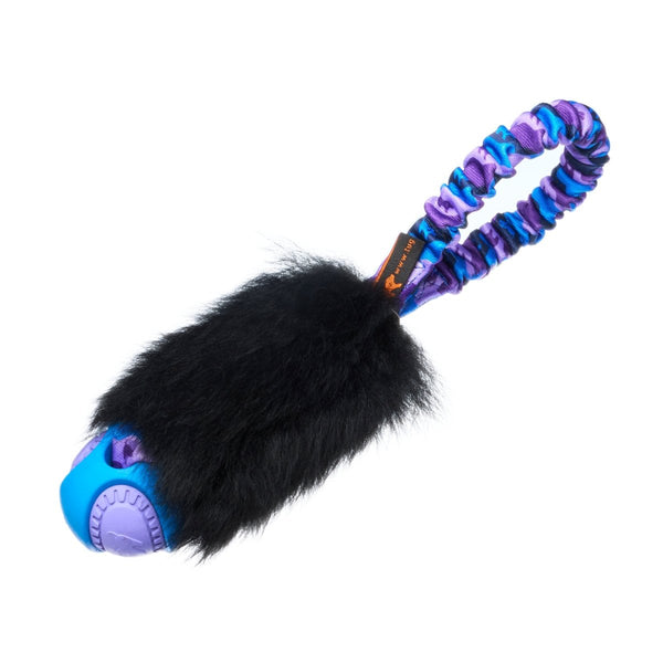 Pocket PowerBall Sheepskin Tuggy | Interactive Dog Toys | Tug-E-Nuff