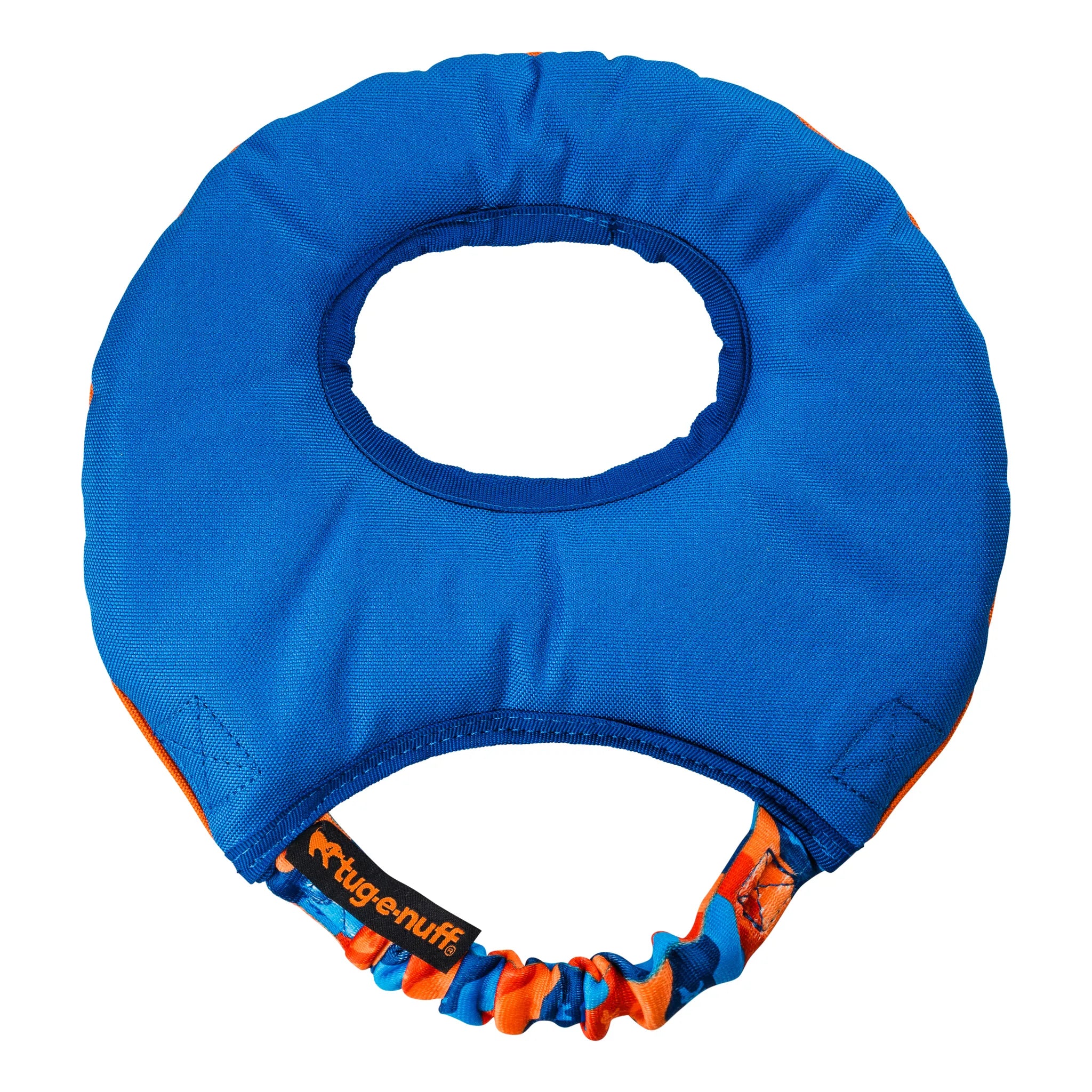 Tug-E-Nuff Aero-Tug Dog Frisbee - Blue Back