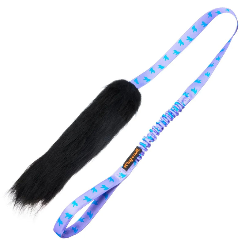 Tug-E-Nuff sheepskin bungee chaser toy
