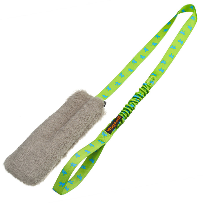 Faux Fur Squeaky Bungee Chaser