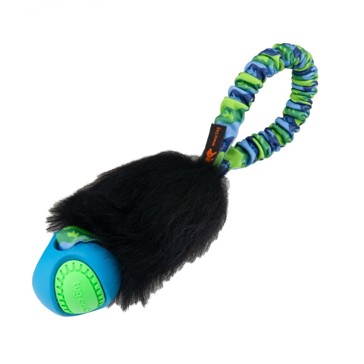 Pocket PowerBall Sheepskin Tuggy | Interactive Dog Toys | Tug-E-Nuff